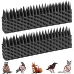 Pic anti pigeon 5. 7m, anti pigeons pour balcon, pique anti pigeon plastique, anti pigeon, corbeaux, ...