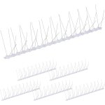 Pics anti pigeons, 6 plaques, hxlxp : 10, 5 x 50, 5 x 14 cm, piques en inox, pour toit, balcon, etc, ...