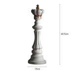 Pices d'checs en rsine, accessoires de jeux de socit rtro, dcor de pice esthtique pour dcoration ...