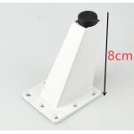 Pieds d'armoire en alliage d'aluminium 8 - 10cm, hauteur r�glable, meuble de bureau, canap� - lit, antid�rapan ...