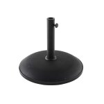 Pied en béton pour parasol droit 25 kg noir - hespéride Pied en béton pour parasol droit 25 kg noir - hespéride