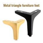 Pieds de meuble en fer, 4 pi�ces, support a angle droit de remplacement, pieds de table, pour la maison, ...