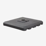 Pied de parasol carr� 100x100 cm remplissable pietra gris graphite