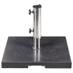 Socle de parasol ceggia noir carré Socle de parasol ceggia noir carré