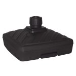 Pied de parasol carr en plastique a remplir 40 l - anthracite