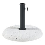 Pied de parasol jardin ext�rieur avec adaptateurs 37 42 52 58 mm aspect pierre blanc helloshop26 03 0010257 ...