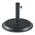 Pied de parasol jardin ext�rieur b�ton 45 x 5 cm noir helloshop26 03 0010250