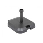 Pied de parasol opaneo noir 39 kg avec roulettes - hespride