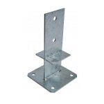 Pied de poteau en me ppsdt170 inox a4 - simpson