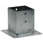 Pied de poteau carr� de jardin - finition noire - ppjbt70pb simpson strong - tie