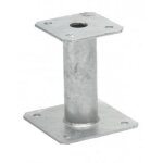 Pied de poteau fixe - kit complet avec fixations - kit fix ppa100 simpson strong - tie