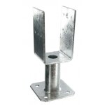Pied de poteau en u - ppup90 simpson strong - tie