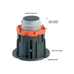 Pieds de receveur - cricabac - sachet de 4 pieds valentin