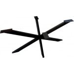 Pied de table central mikado en acier noir mat - hauteur 720 mm devismes