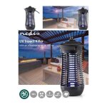 Pige  insectes mouches moustiques gupes 18w type de lampe led uv - a bleue porte efficace 150 m