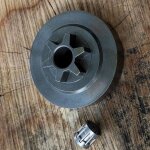 Pignon d'embrayage pour echo cs - 350t cs - 350tes cs - 350wes pignon d'peron avec roulement illac pour ...