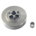 Pignon toile 3 / 8 lp - 6 dents pour trononneuse zenoah modles g250, g2500, g280, g300, g3000,