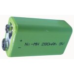 Pile 9v rechargeable ni - mh 200mah always ready camelion