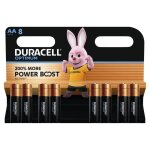 Piles alcalines aa - duracell - 1, 5 v - lr06 - paquet de 8 - compatibles fujifilm instax mini - utilisation ...