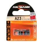 Pile ansmann alcaline a23, mn21, v23ga, ke23a - 1, lrv08 et k23a (1 pi�ce)