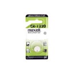 Pile bouton lithium blister cr1220 maxell 3v 36mah
