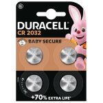 Piles boutons au lithium duracell spéciales 2032 3v, lot de 4 (dl2032 / cr2032) Piles boutons au lithium duracell spéciales 2032 3v, lot de 4 (dl2032 / cr2032)