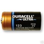 Pile lithium duracell cr123 3v par pile du web