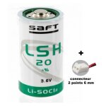 Pile lithium industrie lsh20 - d 3. 6v 13ah
