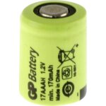 Pile rechargeable spéciale 1 / 3 lr03 à tête plate nimh gp batteries gp17aaah 1. 2 v 170 mah Pile rechargeable spéciale 1 / 3 lr03 à tête plate nimh gp batteries gp17aaah 1. 2 v 170 mah