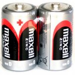 Pile saline r20 d carbone zinc 1. 50v x2 maxell
