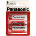 Pile saline r20 d carbone zinc carbon 1. 50v x2 panasonic