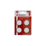 Pile verbatim cr2450 - pile au lithium 3v (pack de 4) Pile verbatim cr2450 - pile au lithium 3v (pack de 4)