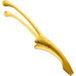 Pince alimentaire antid�rapante en m�tal, facile a utiliser, pour barbecue, buffet, salade, cuisine, ...