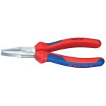 Pince � becs plats chrom�e avec gaines bimati�re 160 mm knipex 20 05 160