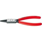 Pince � becs ronds, t�te polie, poign�es rev�tues de mati�re plastique, long. : 125 mm