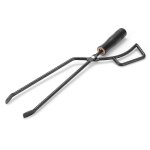 Pince  bches pour feu de camp, accessoire pour feu de camp, pique - nique, barbecue, manche en bois ...