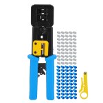 Pince à câble réseau à cliquet, dénudeur de fil ethernet, outil de sertissage à tête en cristal 2ktâ¿3764a ... Pince à câble réseau à cliquet, dénudeur de fil ethernet, outil de sertissage à tête en cristal 2ktâ¿3764a ...