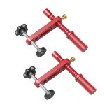 Pinces pour chiens d'établi, 2 pièces, 19mm, couleur rouge, réglable, mft, pince de maintien pour table ... Pinces pour chiens d'établi, 2 pièces, 19mm, couleur rouge, réglable, mft, pince de maintien pour table ...