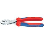 Pince coupante de c�t� chrom�e � forte d�multiplication 250 mm knipex 74 05 250