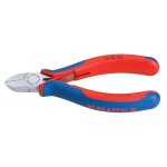 Pince coupante de côté pour électromécanicien 125 mm sans biseau knipex 76 22 125 Pince coupante de côté pour électromécanicien 125 mm sans biseau knipex 76 22 125