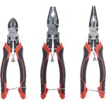 Pince coupante jeu de 3 pinces, 210mm pince universelle, 190mm pince coupante, 210mm pince  bec long ...