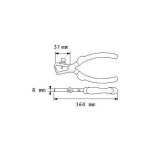 Pince � d�nuder bimati�re - but�e r�glable - 240 - 16 - g sam outillage