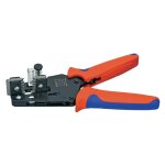 Pince � d�nuder de pr�cision avec couteaux de forme 0, 14 - 6, 0 mm (awg 26 - 10) knipex 12 12 06