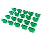 Pinces  film en plastique pour couverture de plante de serre, 20 pices, clip  boucle, fournitures ...