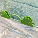 Pince de fixation de couverture de fruits et l�gumes, 20 pi�ces, pince de fixation de film de serre, ...