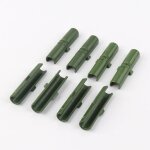 Pince de fixation de tube de tuyau en plastique, clip de film de serre, filet d'insecte de voile, filet ...