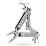 Pince multifonction 17 en 1 avec structure autoverrouillee swiss + tech, tete de pince en acier inoxydable, ...