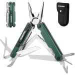 Pince multifonction en acier inoxydable 18 en 1 workpro, outil multifonction avec sac, multitool couteau ...
