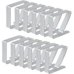 Pince � nappe d'ext�rieur : lot de 12 attaches de nappe en acier inoxydable 304, cintre de nappe �pais ...