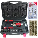 Pince a rivet et insert + assortiments 235 inserts acier et 150 alu